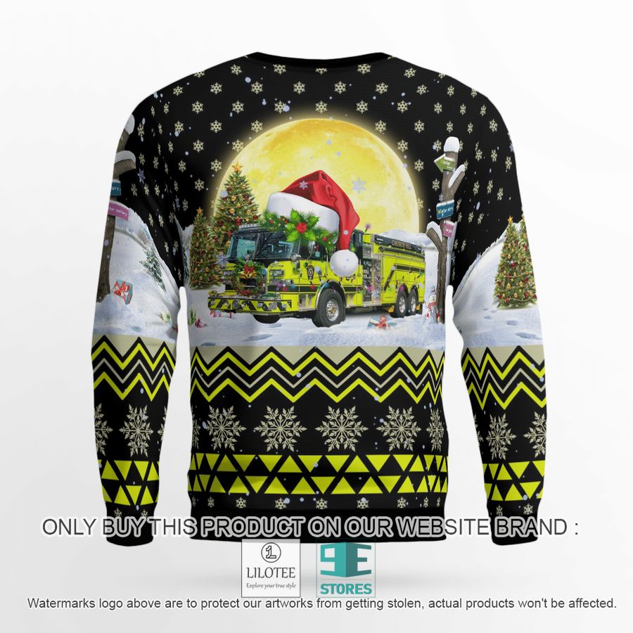 Church Hill Volunteer Fire Company Queen Anne's County Maryland black Christmas Sweater - LIMITED EDITION 3 Church Hill Volunteer Fire Company Queen Anne's County Maryland black Christmas Sweater - LIMITED EDITION - Image 3