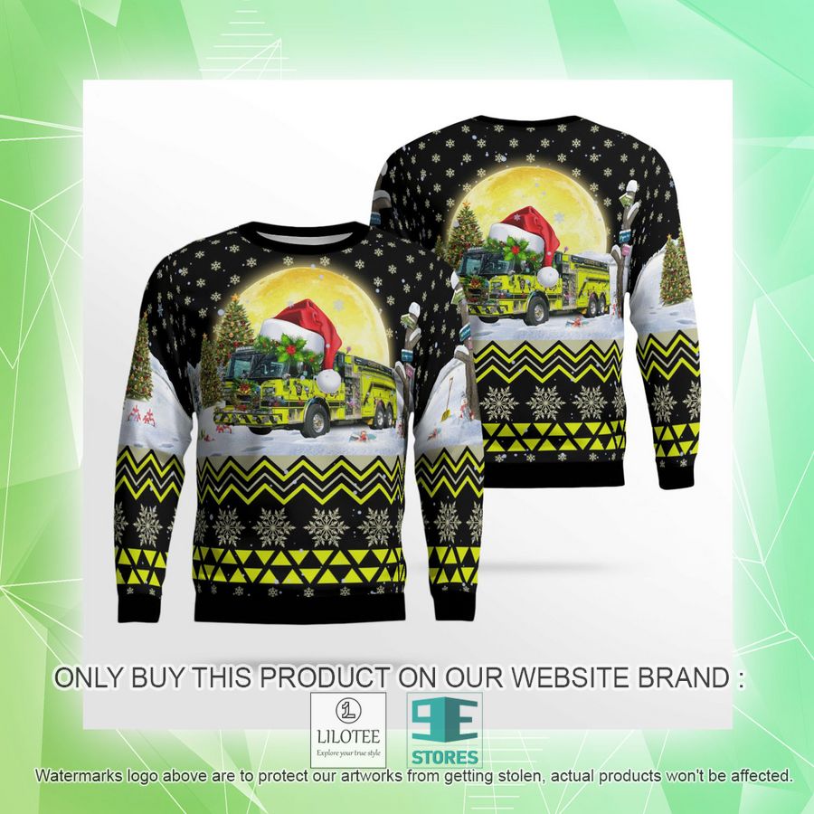 Church Hill Volunteer Fire Company Queen Anne's County Maryland black Christmas Sweater - LIMITED EDITION 8 Church Hill Volunteer Fire Company Queen Anne's County Maryland black Christmas Sweater - LIMITED EDITION - Image 8