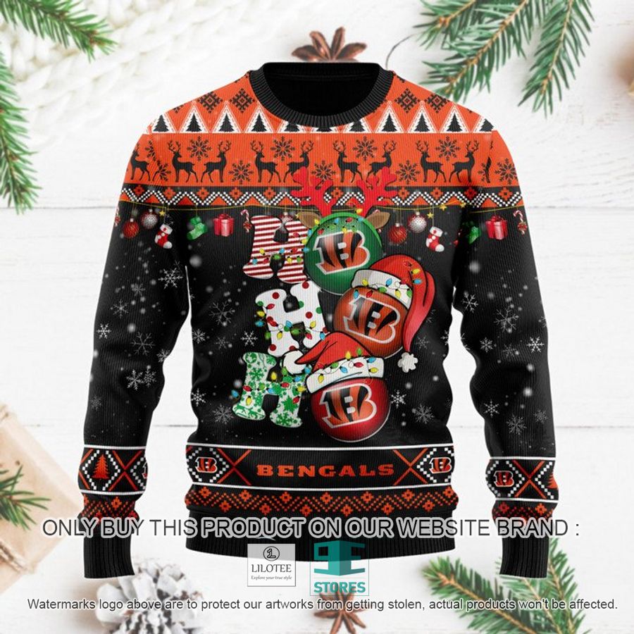 Cincinnati Bengals Christmas Decor NFL Ugly Christmas Sweater 8