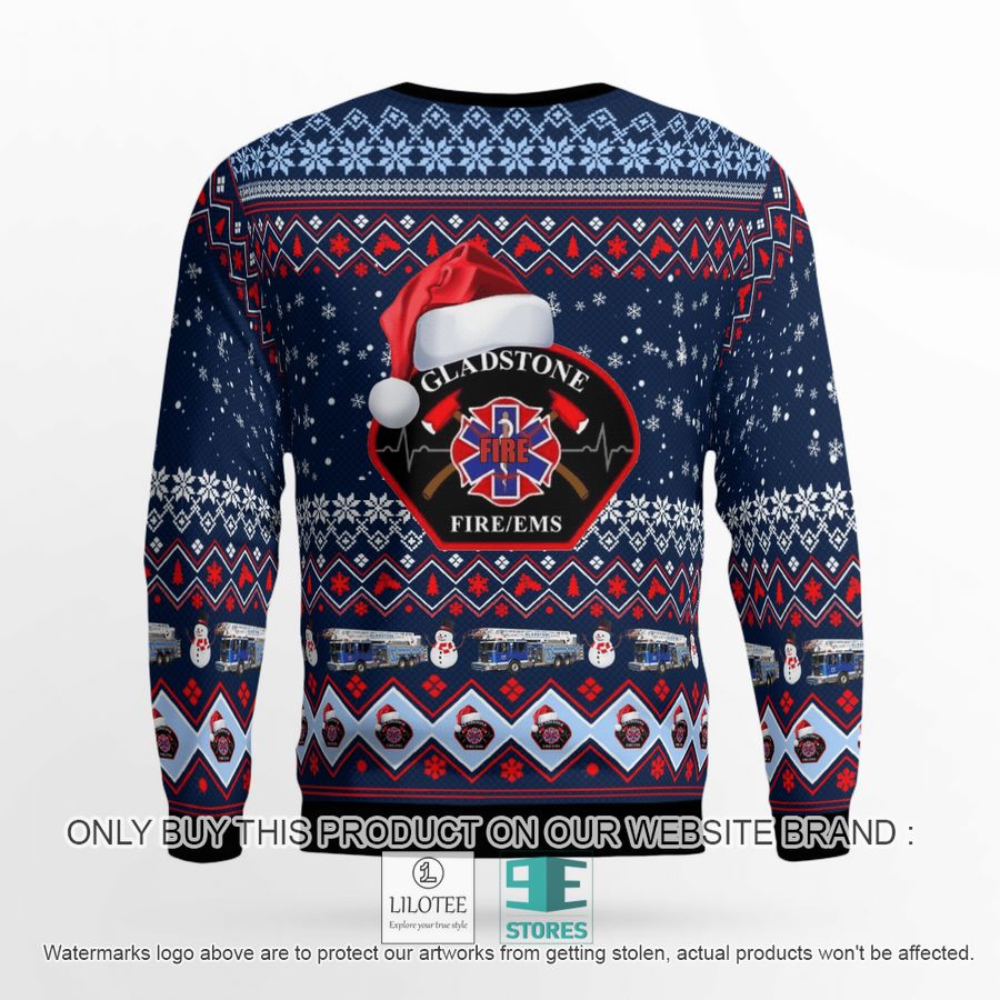 City of Gladstone Fire-EMS Christmas Sweater - LIMITED EDITION 3 City of Gladstone Fire-EMS Christmas Sweater - LIMITED EDITION - Image 3