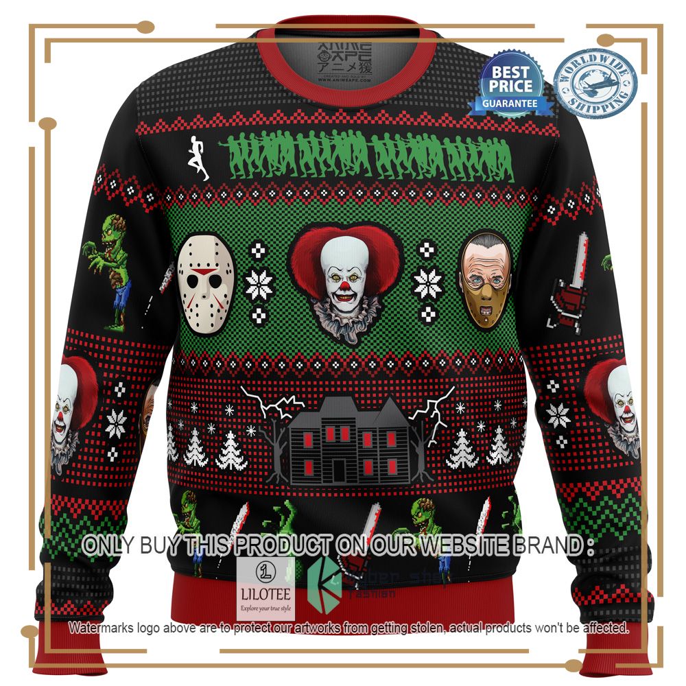 Classic Horror Christmas Ugly Christmas Sweater - LIMITED EDITION 10