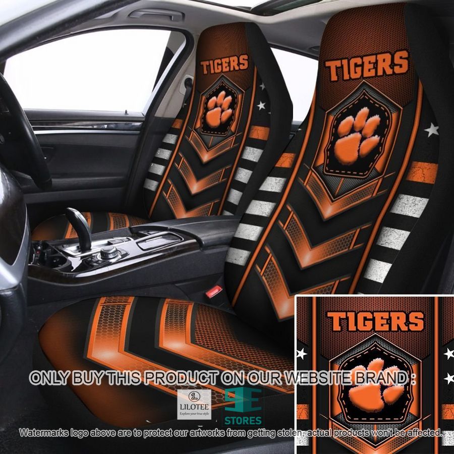 Clemson Tigers Clemson University Car Seat Covers 9