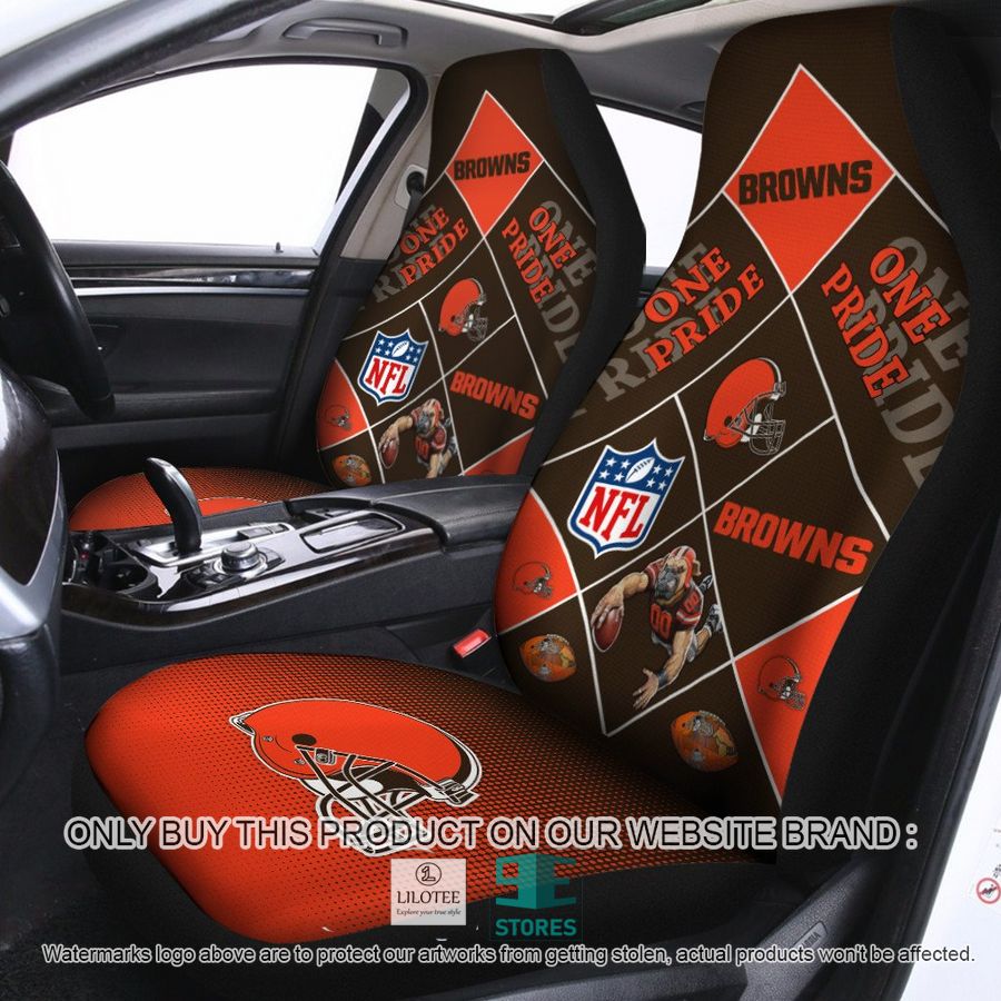 Cleveland Browns One Pride Car Seat Covers 9