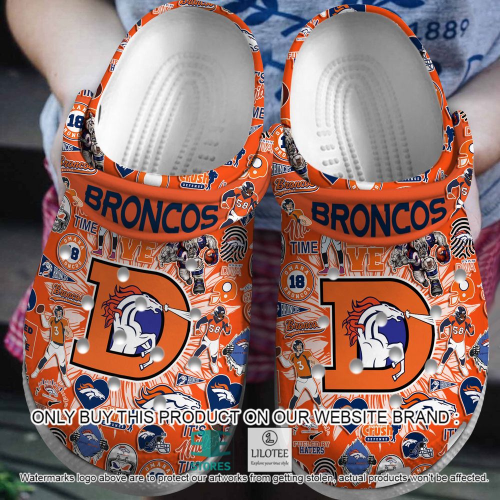 Cleveland Browns Pattern Crocs Crocband Shoes - LIMITED EDITION 6