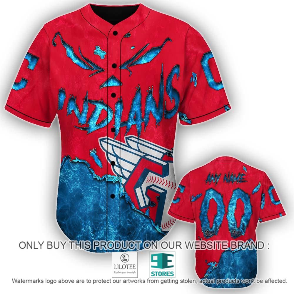 Cleveland Guardians Blood Personalized Baseball Jersey - LIMITED EDITION 11