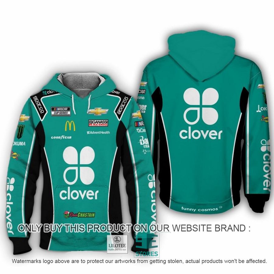 Clover Ross Chastain Nascar 2022 Racing 3D Shirt, Hoodie 9