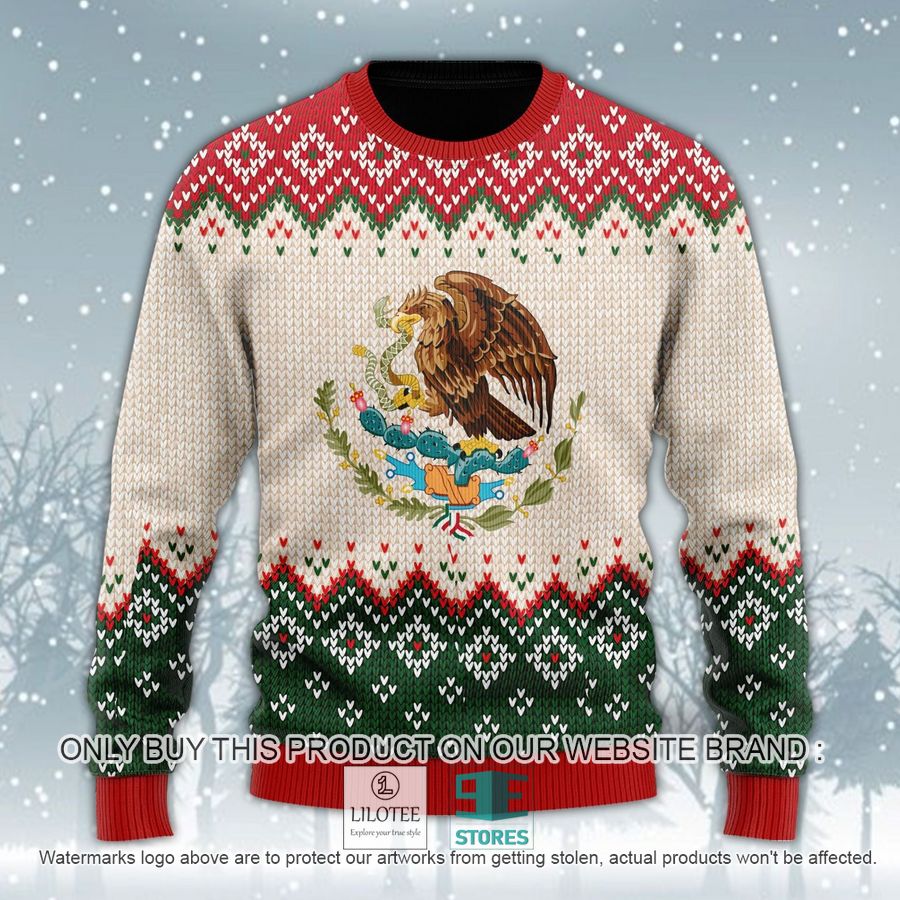 Coat of arms of Mexico Ugly Christmas Sweater - LIMITED EDITION 2