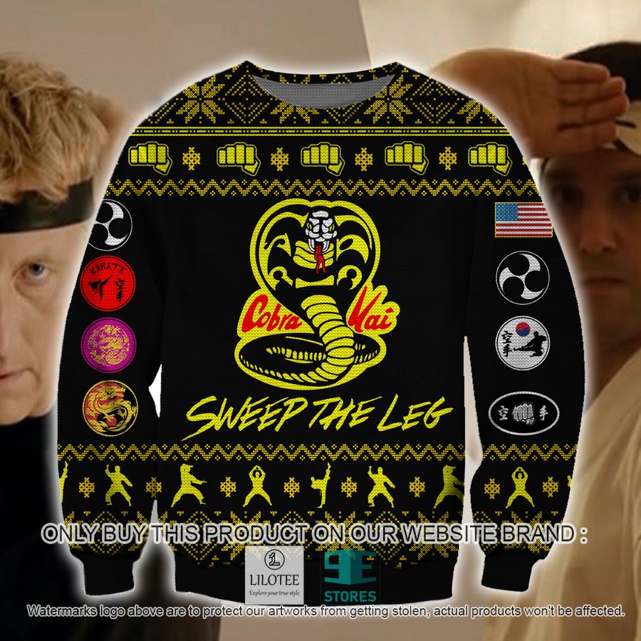 Cobra Kai Sweep The Leg Knitted Wool Sweater - LIMITED EDITION 8