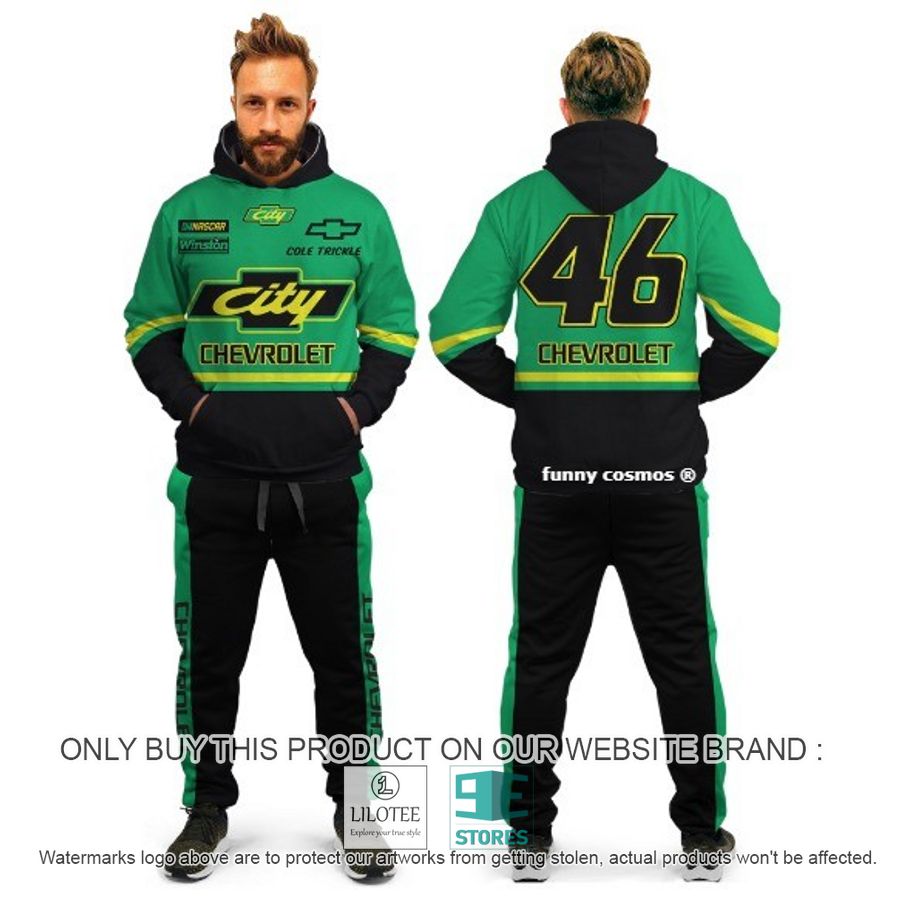 Cole Trickle green black Hoodie, Pants - LIMITED EDITION 7