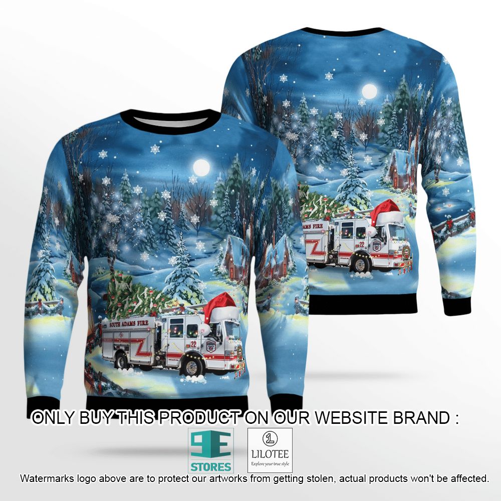Colorado South Adams County Fire Department Christmas Wool Sweater - LIMITED EDITION 12