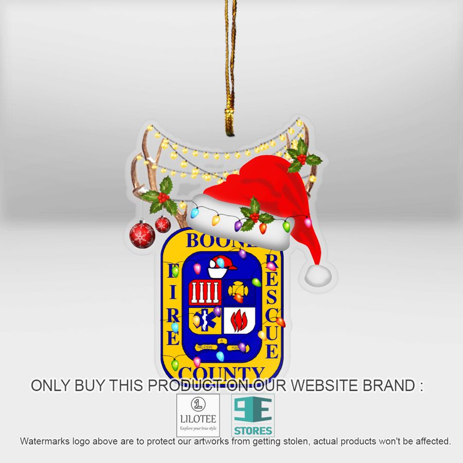 Columbia Missouri Boone County Fire Protection District Christmas Ornament - LIMITED EDITION 13