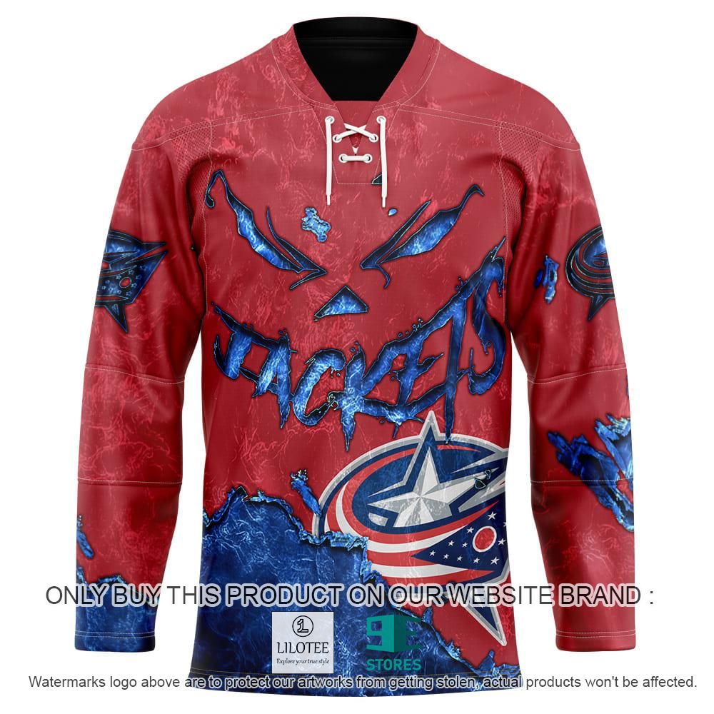 Columbus Blue Jackets Blood Personalized Hockey Jersey Shirt - LIMITED EDITION 21