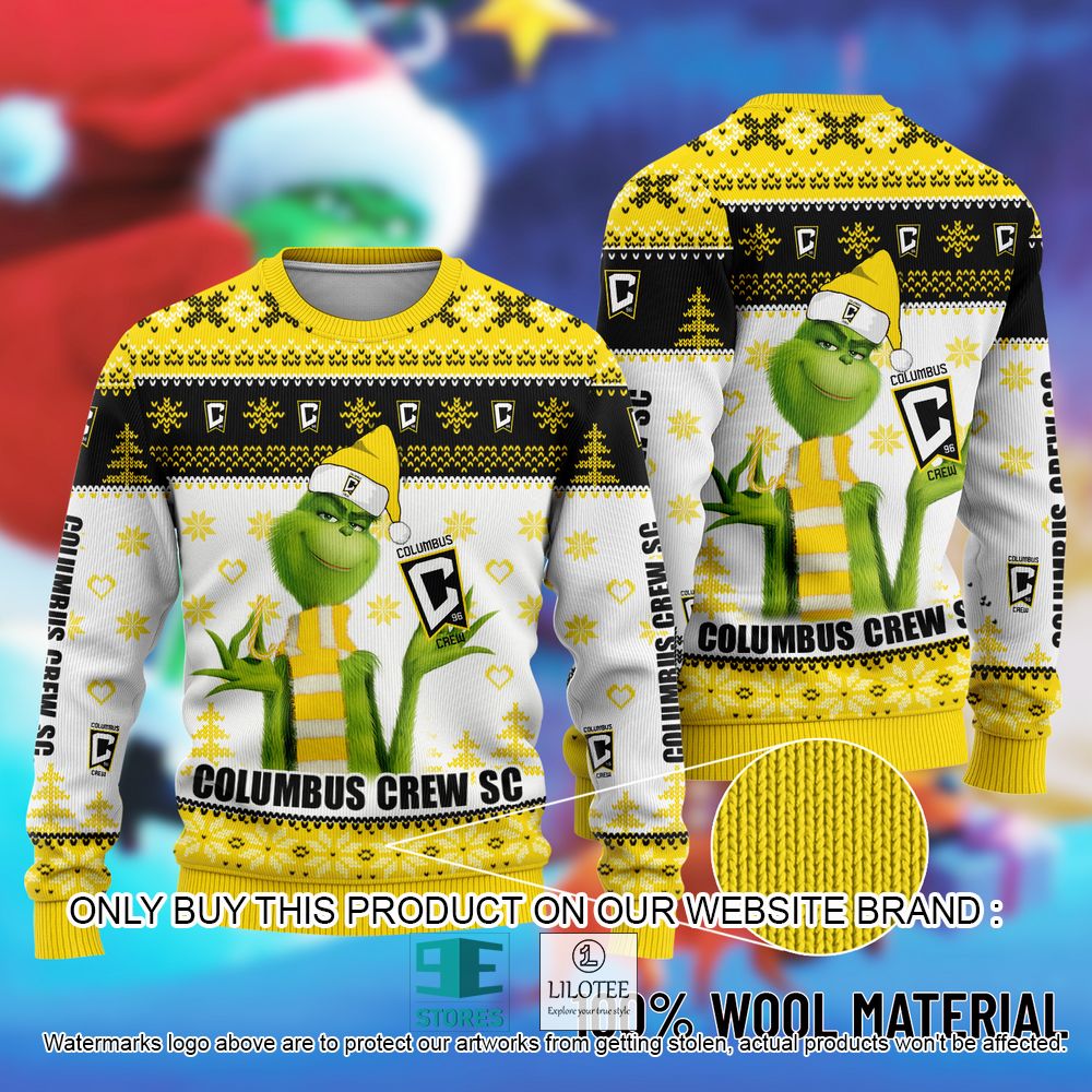 Columbus Crew SC The Grinch Christmas Ugly Sweater - LIMITED EDITION 11