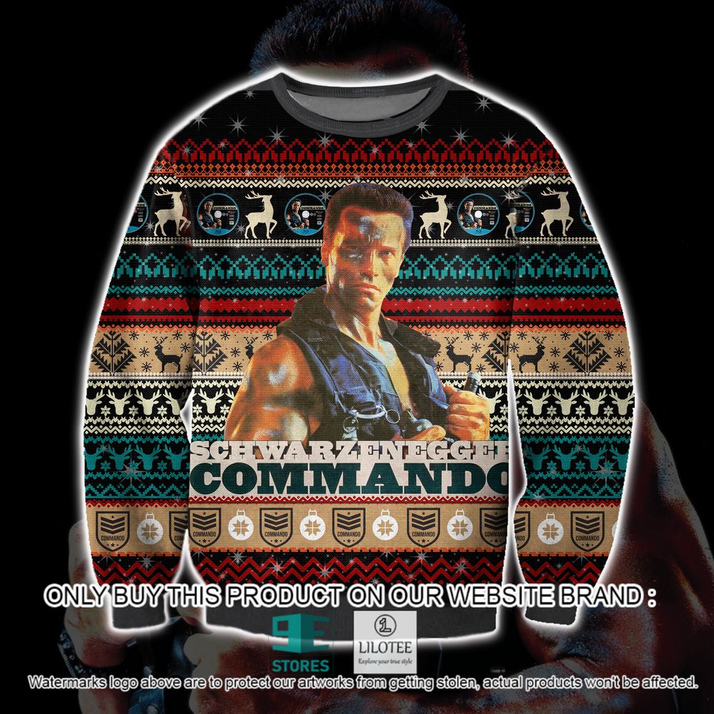 Commandos Schwarzenegger Christmas Ugly Sweater - LIMITED EDITION 10