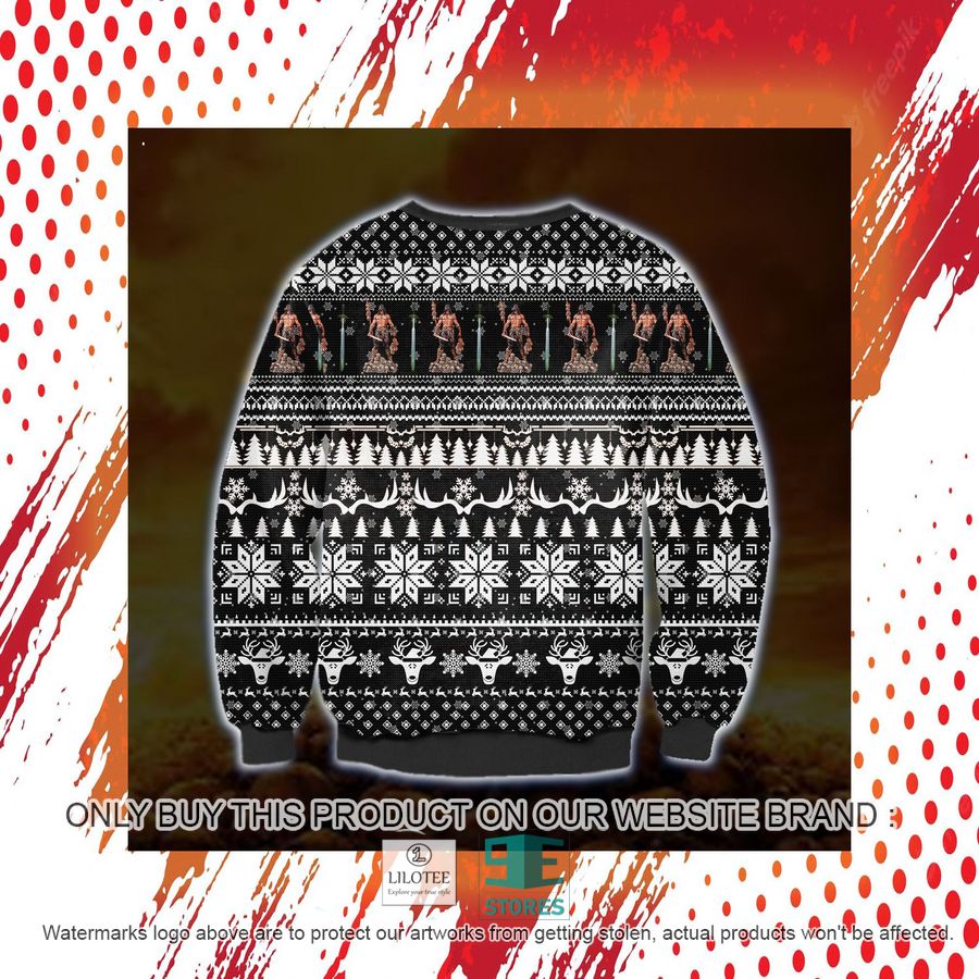 Conan The Barbarian Ugly Christmas Sweater, Sweatshirt 8 Conan The Barbarian Ugly Christmas Sweater, Sweatshirt - Image 8