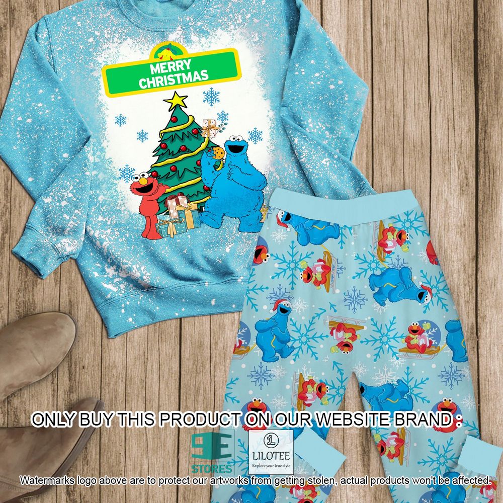 Cookie Monster Merry Christmas Pajamas Set - LIMITED EDITION 10