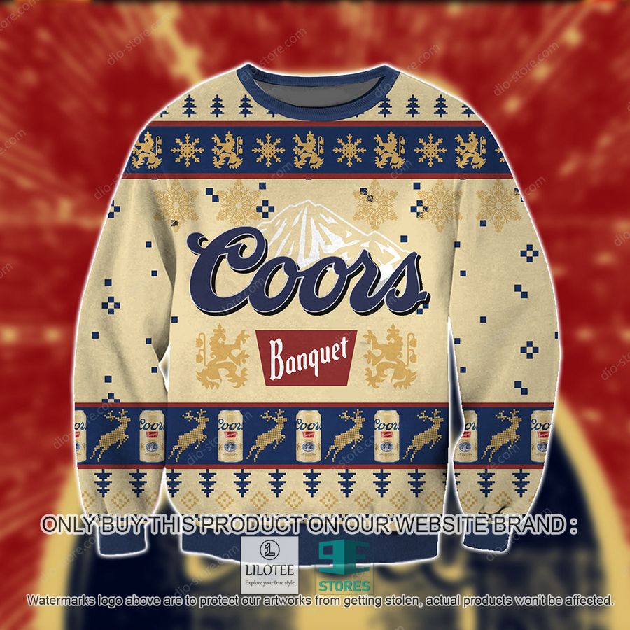 Coors Banquet Beer Knitted Wool Sweater - LIMITED EDITION 8