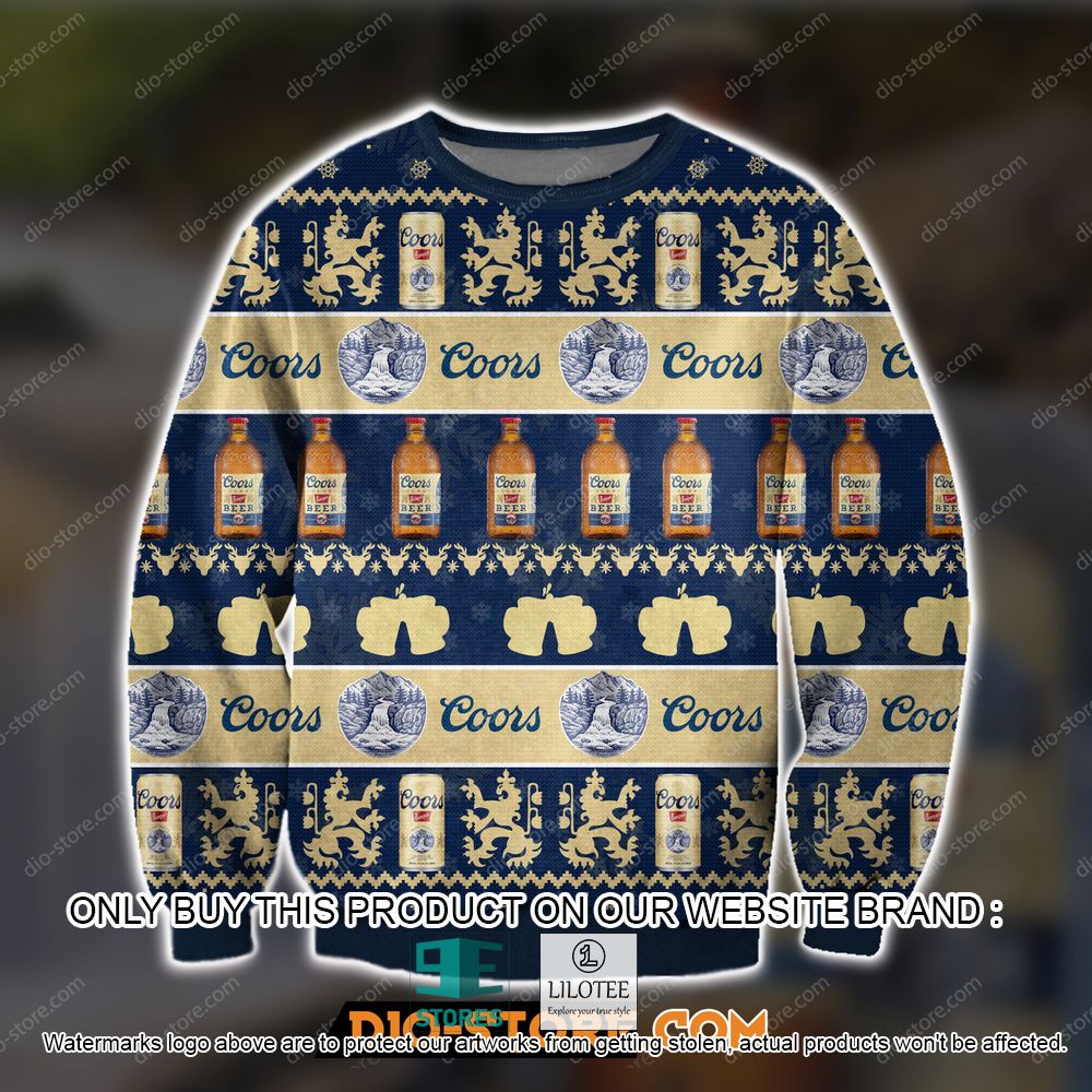 Coors Golden Beer Ugly Christmas Sweater - LIMITED EDITION 11