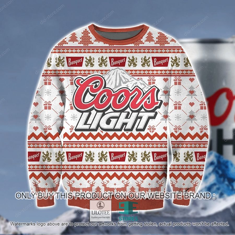 Coors Light Banquet Christmas Ugly Christmas Sweater - LIMITED EDITION 8