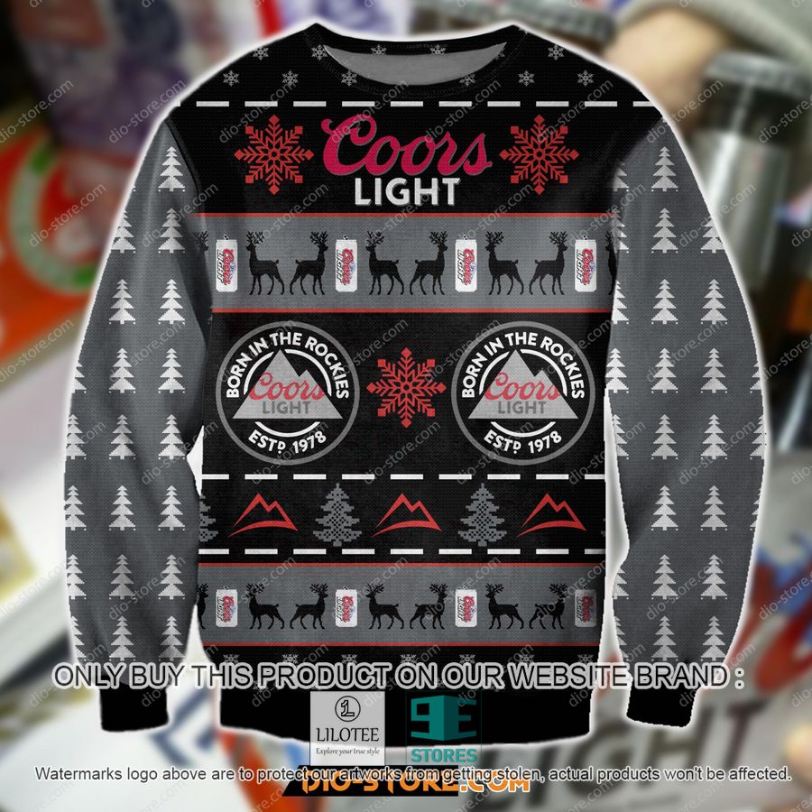 Coors Light Beer Knitted Wool Sweater - LIMITED EDITION 9