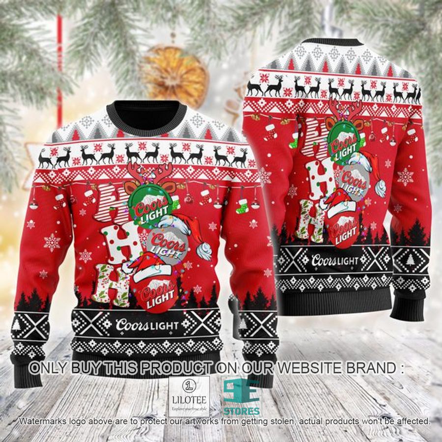 Coors Light Ho Ho Ho Ugly Christmas Sweater - LIMITED EDITION 8