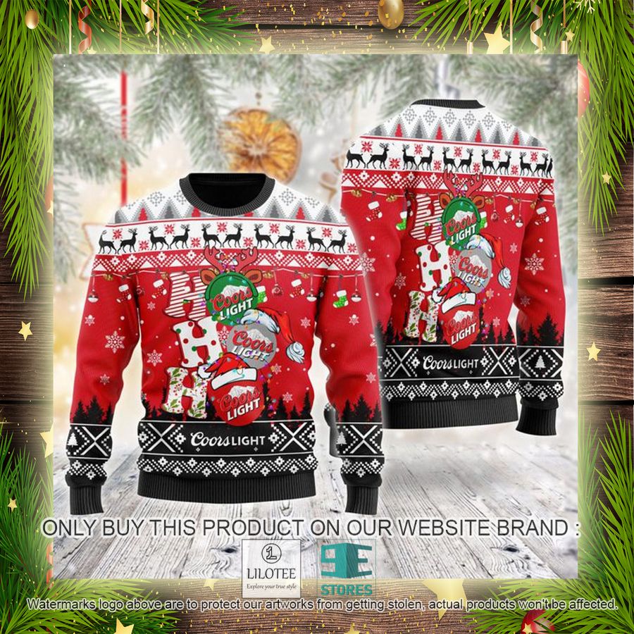 Coors Light Ho Ho Ho Ugly Christmas Sweater - LIMITED EDITION 4 Coors Light Ho Ho Ho Ugly Christmas Sweater - LIMITED EDITION - Image 4