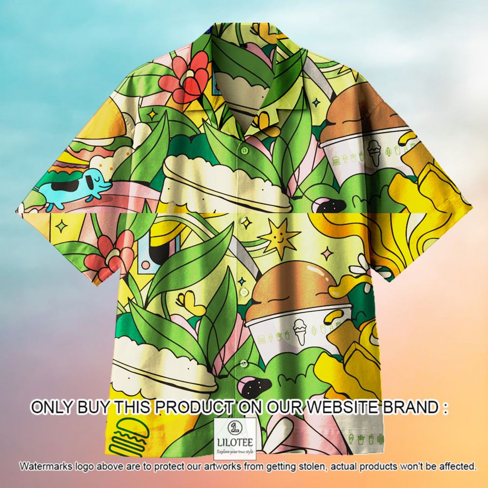 Corn Heaven Pattern Yellow Short Sleeve Hawaiian Shirt - LIMITED EDITION 12