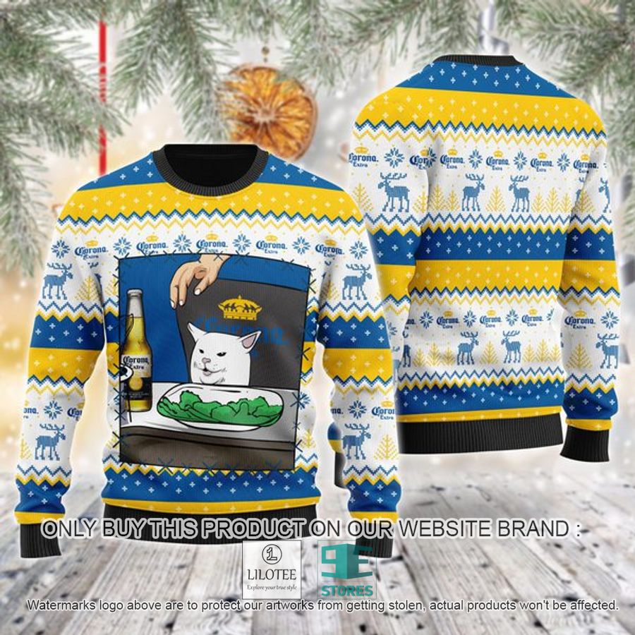Corona Extra Cat Meme Ugly Christmas Sweater - LIMITED EDITION 9
