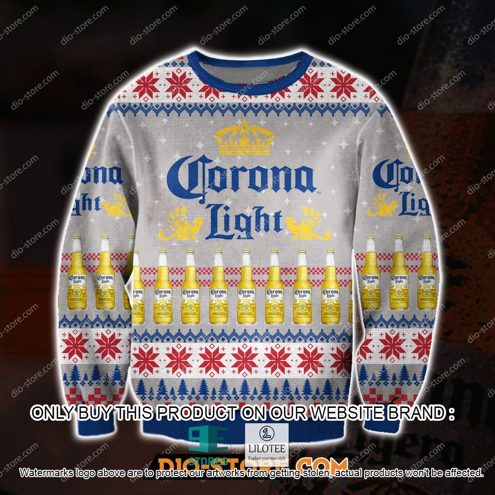 Corona Light Beer Ugly Christmas Sweater - LIMITED EDITION 11