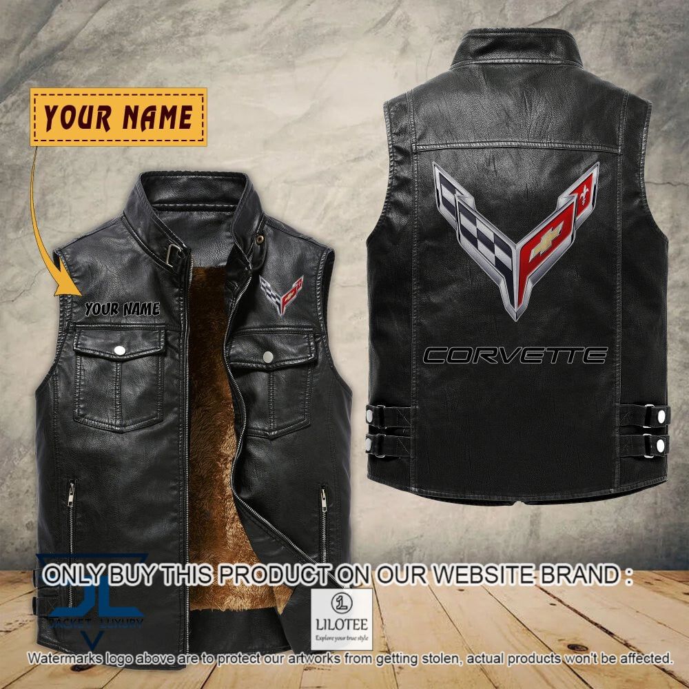 Corvette Custom Name Sleeveless Velet Vest Jacket - LIMITED EDITION 7