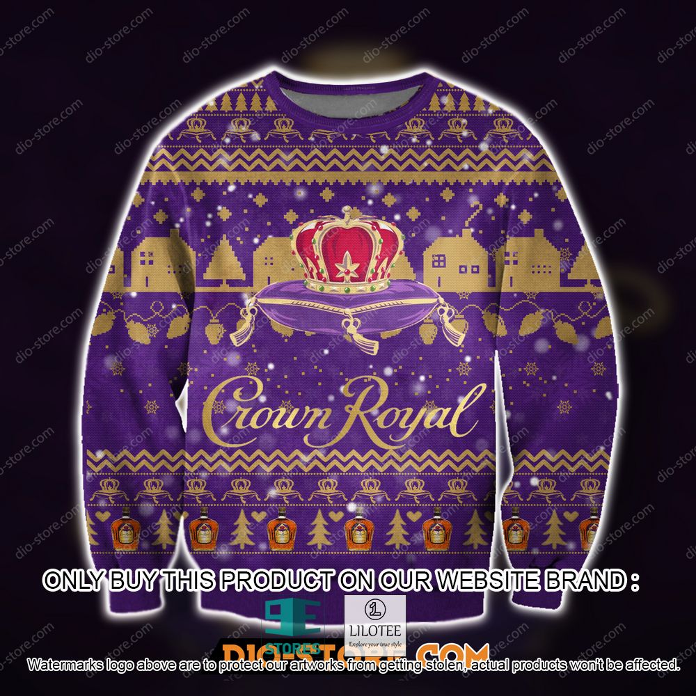 Crown Royal Purple Ugly Christmas Sweater - LIMITED EDITION 10