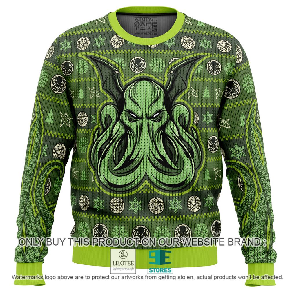 Cthulhu Monster Christmas Sweater - LIMITED EDITION 11
