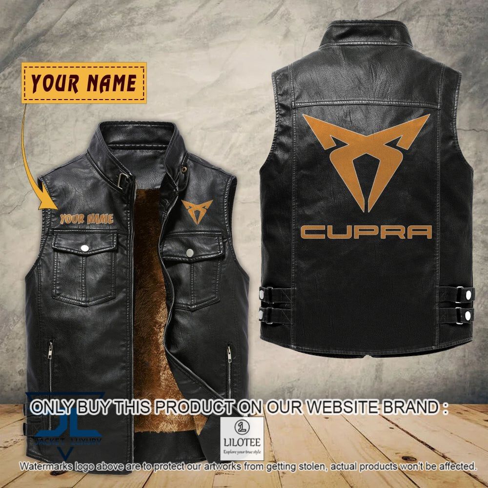 Cupra Custom Name Sleeveless Velet Vest Jacket - LIMITED EDITION 7