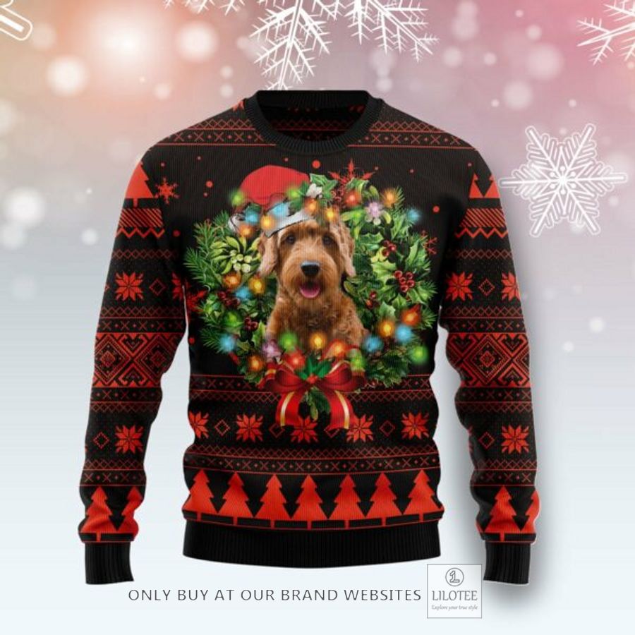 Cute Goldendoodle Ugly Christmas Sweatshirt 6