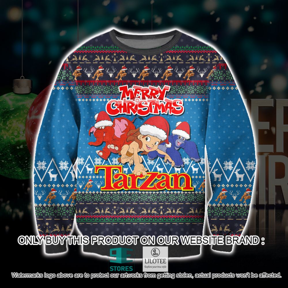 Cute Tarzan Christmas Ugly Sweater - LIMITED EDITION 11