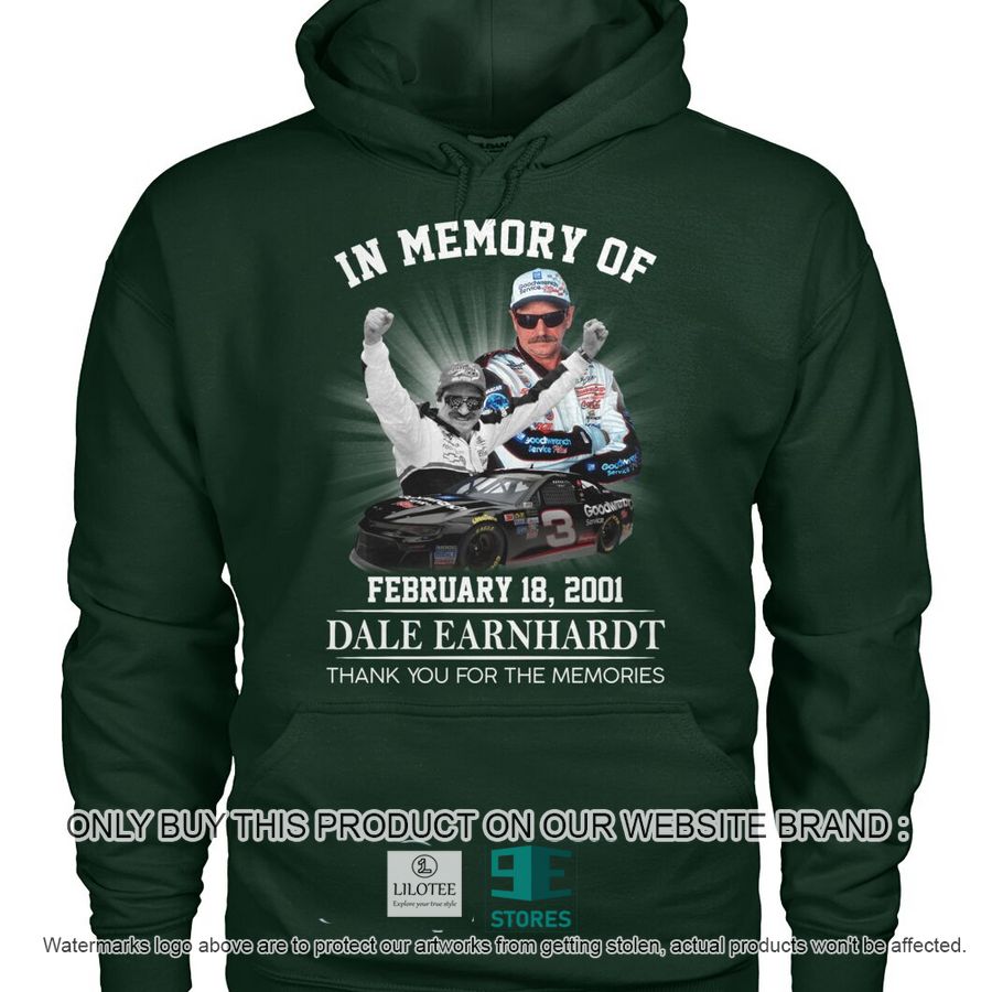 Dale Earnhardt In Memory February 18, 2001 2D Shirt, Hoodie 9
