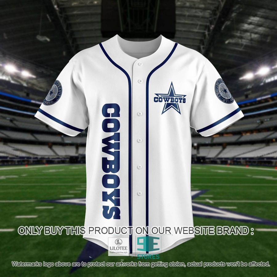 Alternative view of Dallas Cowboys 1992 Champion Baseball Jersey