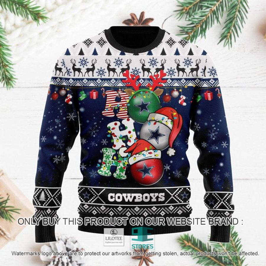 Dallas Cowboys Christmas Decor NFL Ugly Christmas Sweater 9