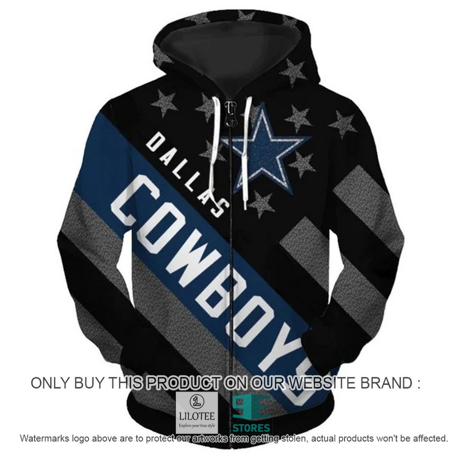 Dallas Cowboys United States Flag 3D Hoodie, Zip Hoodie - LIMITED EDITION 8
