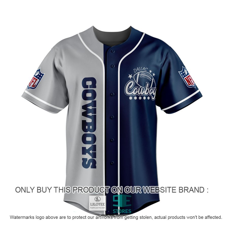 Alternative view of Dallas Cowboys Wedems Boy Baseball Jersey