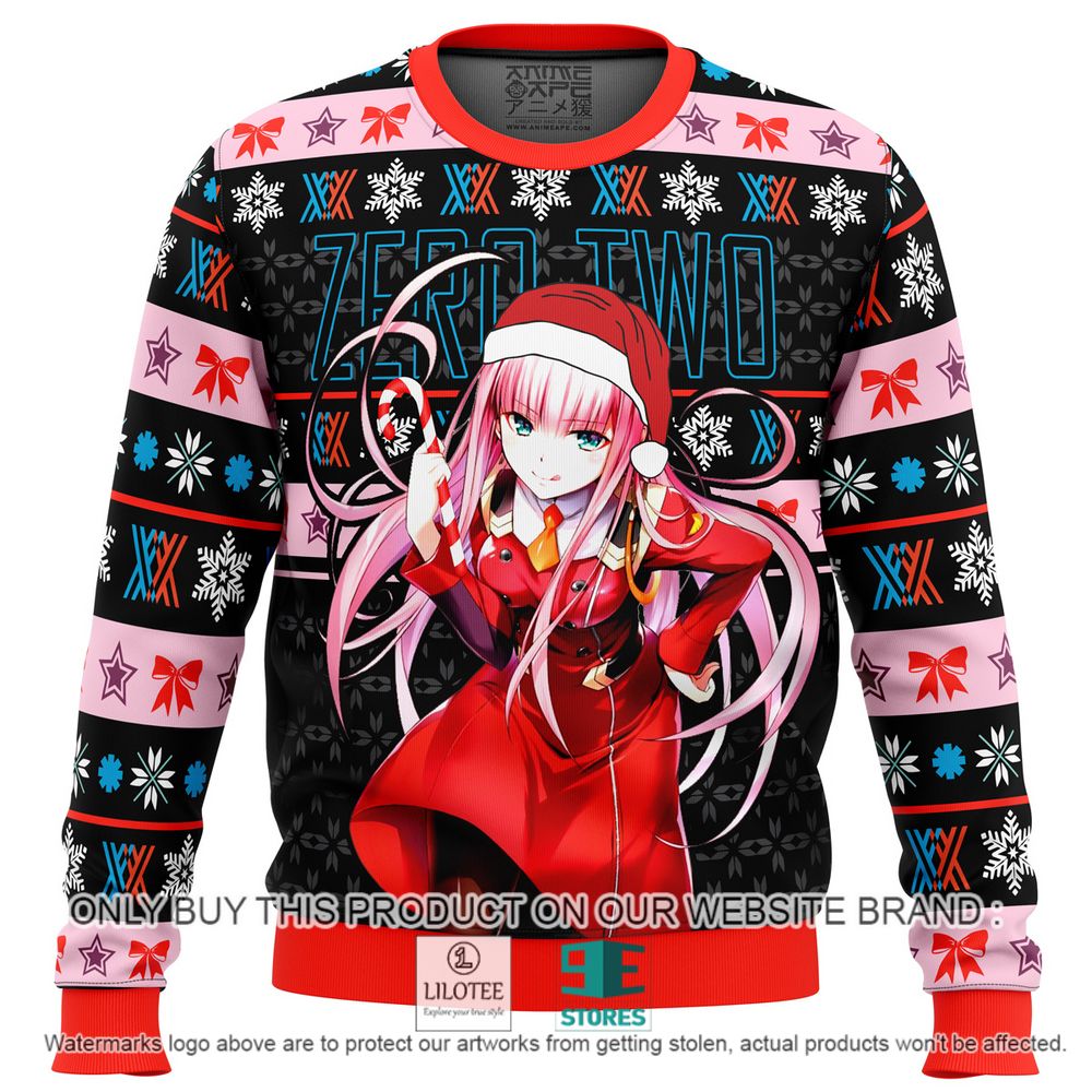 Darling in the Franxx Zero Two Anime Christmas Sweater - LIMITED EDITION 11