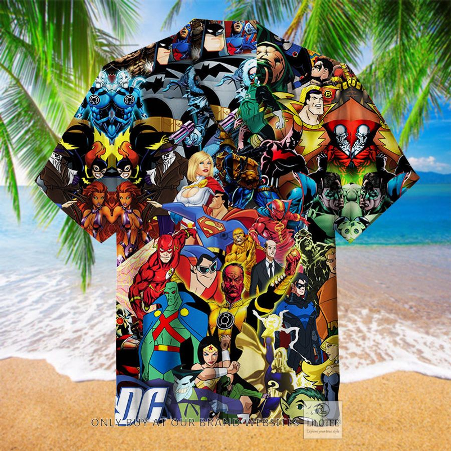 DC Comics Character Collage Art Hawaiian Shirt - LIMITED EDITION 9