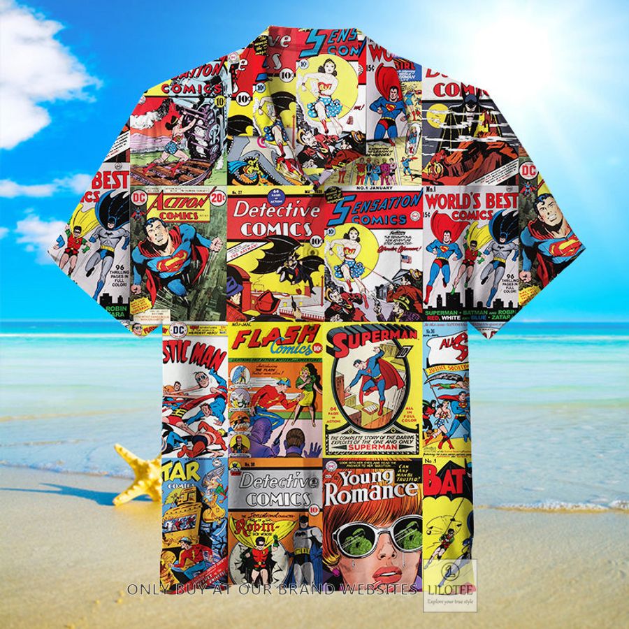 DC Comics Collage Art colorful Hawaiian Shirt - LIMITED EDITION 9