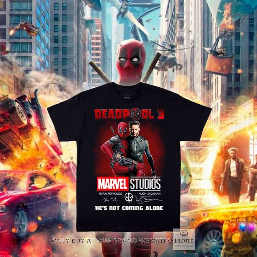 Deadpool and Wolverine He's Not Coming Alone 2D Shirt, Hoodie 9
