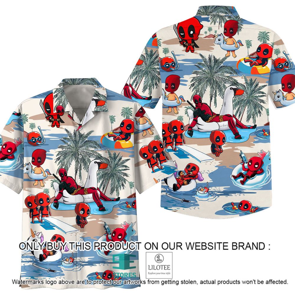 Deadpool Chibi Unicorn Hawaiian Shirt - LIMITED EDITION 2