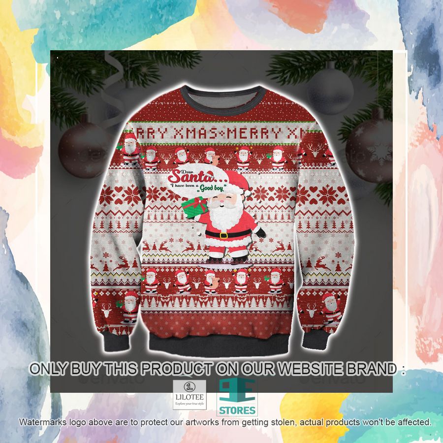 Dear Santa, I'Ve Been A Good Boy Ugly Christmas Sweater, Sweatshirt 3 Dear Santa, I'Ve Been A Good Boy Ugly Christmas Sweater, Sweatshirt - Image 3