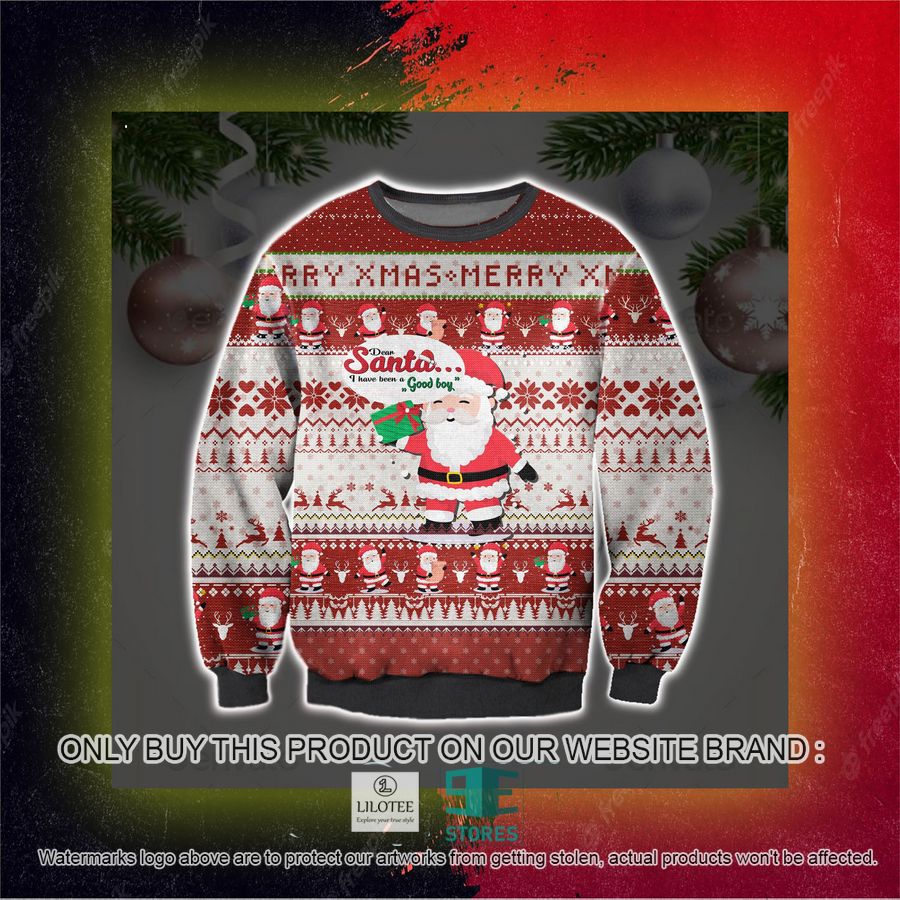 Dear Santa, I'Ve Been A Good Boy Ugly Christmas Sweater, Sweatshirt 5 Dear Santa, I'Ve Been A Good Boy Ugly Christmas Sweater, Sweatshirt - Image 5
