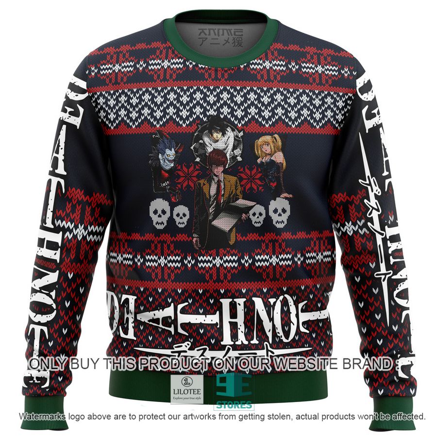 Death Note Characters Alt Knitted Wool Sweater 9