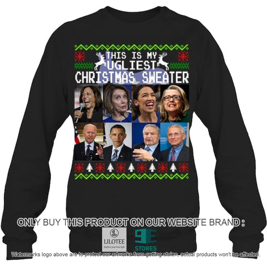 Democratic Party Usa This Is My Ugliest Christmas Sweater 2D Shirt, Hoodie - LIMITED EDITION 9