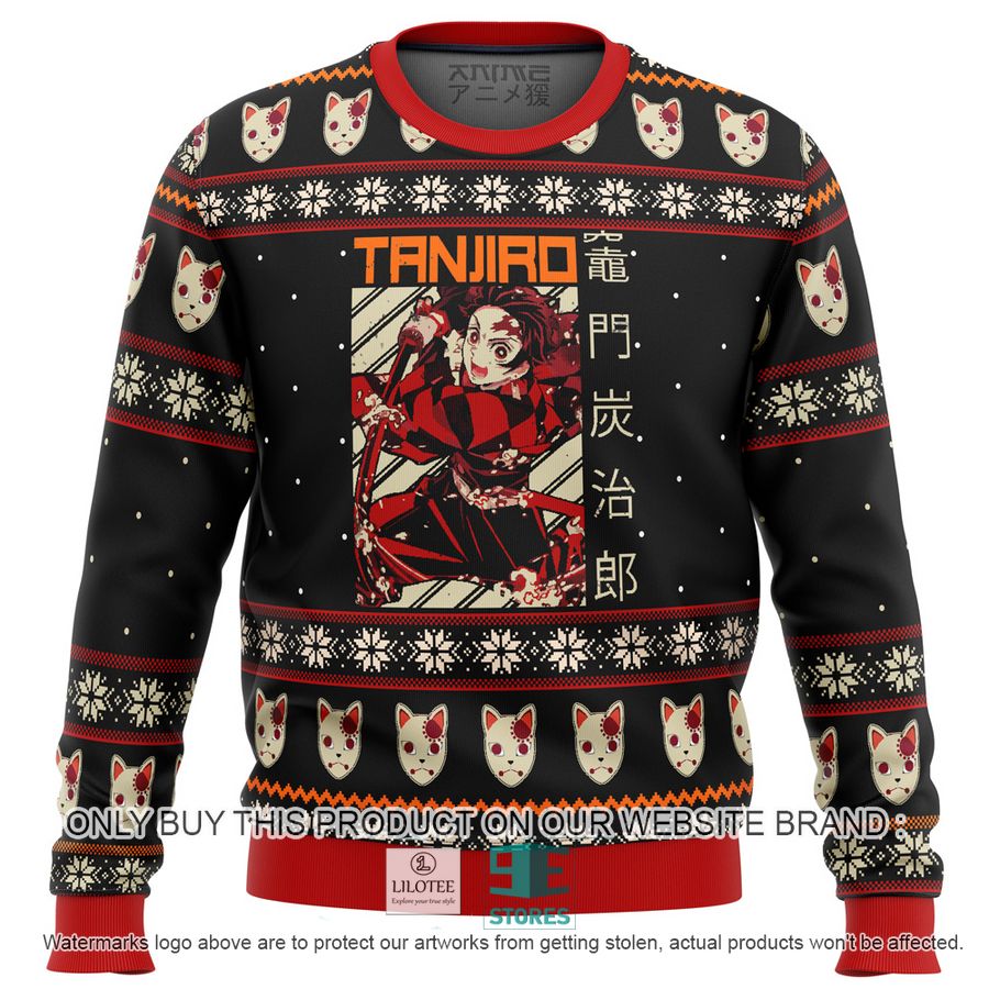Demon Slayer Tanjiro Knitted Wool Sweater 8